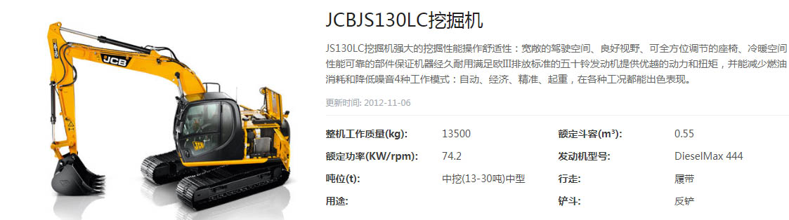 挖掘機(jī)中臂油缸修理包JCB130